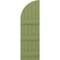 Ekena Millwork Americraft 5-Board (3 Batten) Wood Joined Board-n-Batten Shutters w/ Arch Top, ARW401BQ518X77MGH, PR ARW401BQ518X77MGH - alternate 7